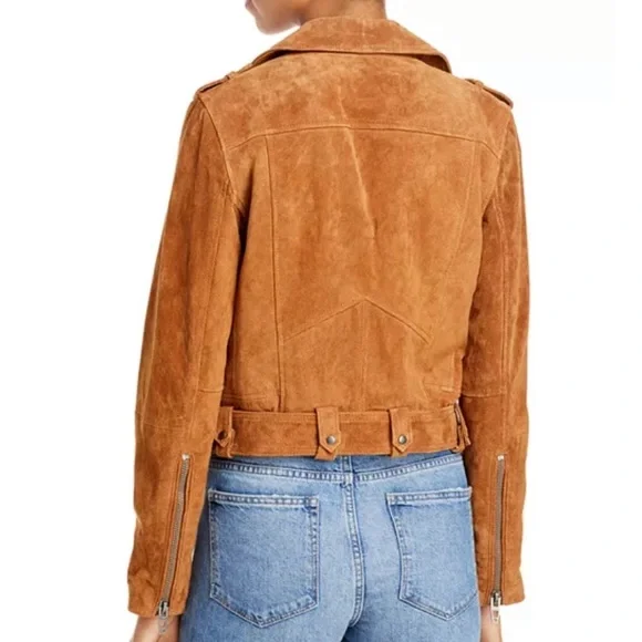 Like New Suede Moto Jacket - Picture 10 of 16